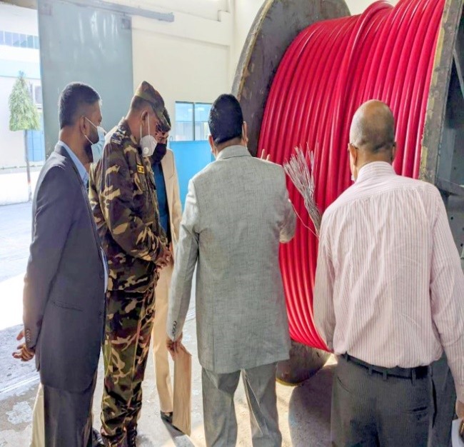 BRB Cable Industries Ltd factory inspection (11KV 300 & 500 RM cable)